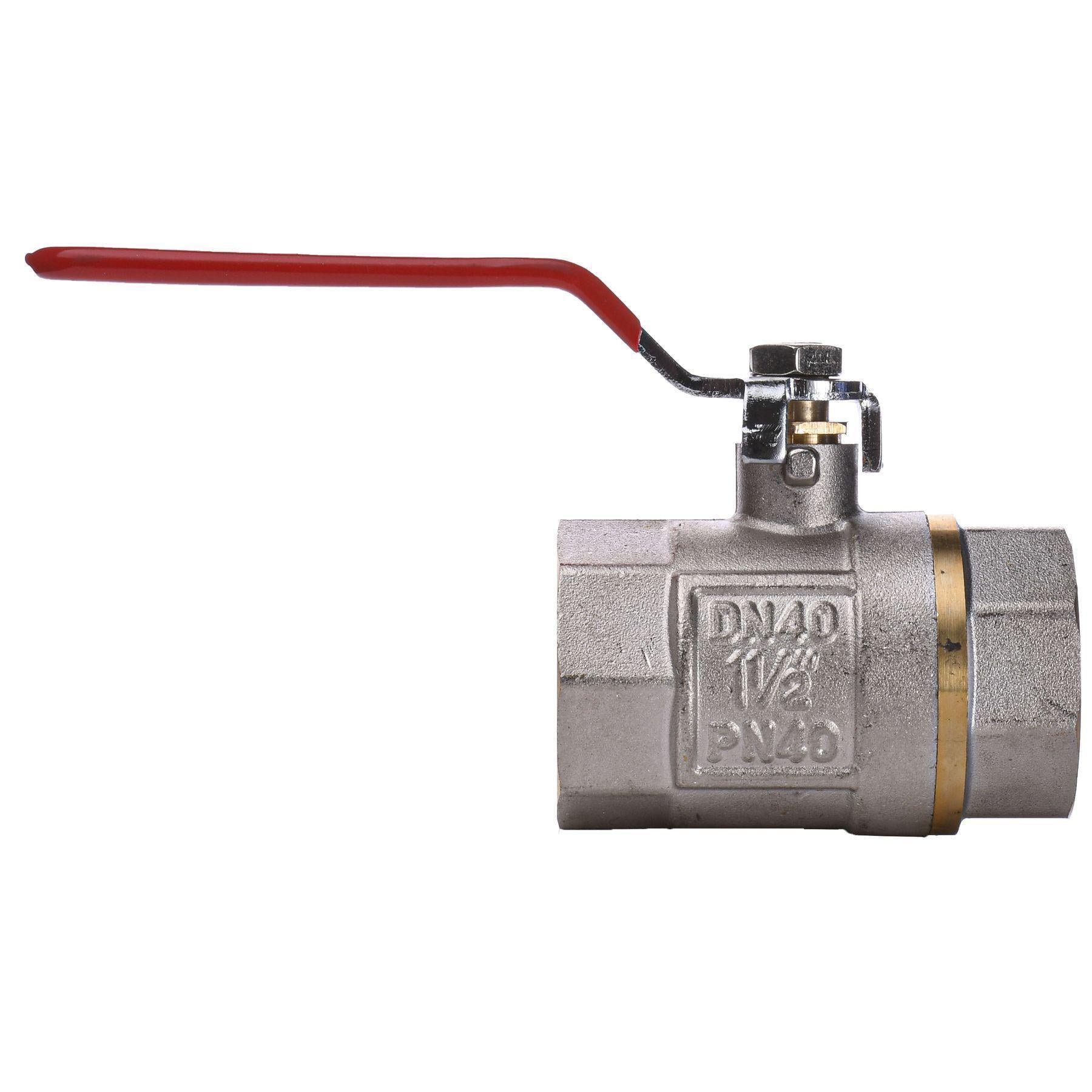 Кран шаровый прямой Professional Q 1 1/2″ ВВ КР PN40 QP151 (000013979) Кран шаровый прямой Professional Q 1 1/2″ ВВ КР PN40 QP151 (000013979)
