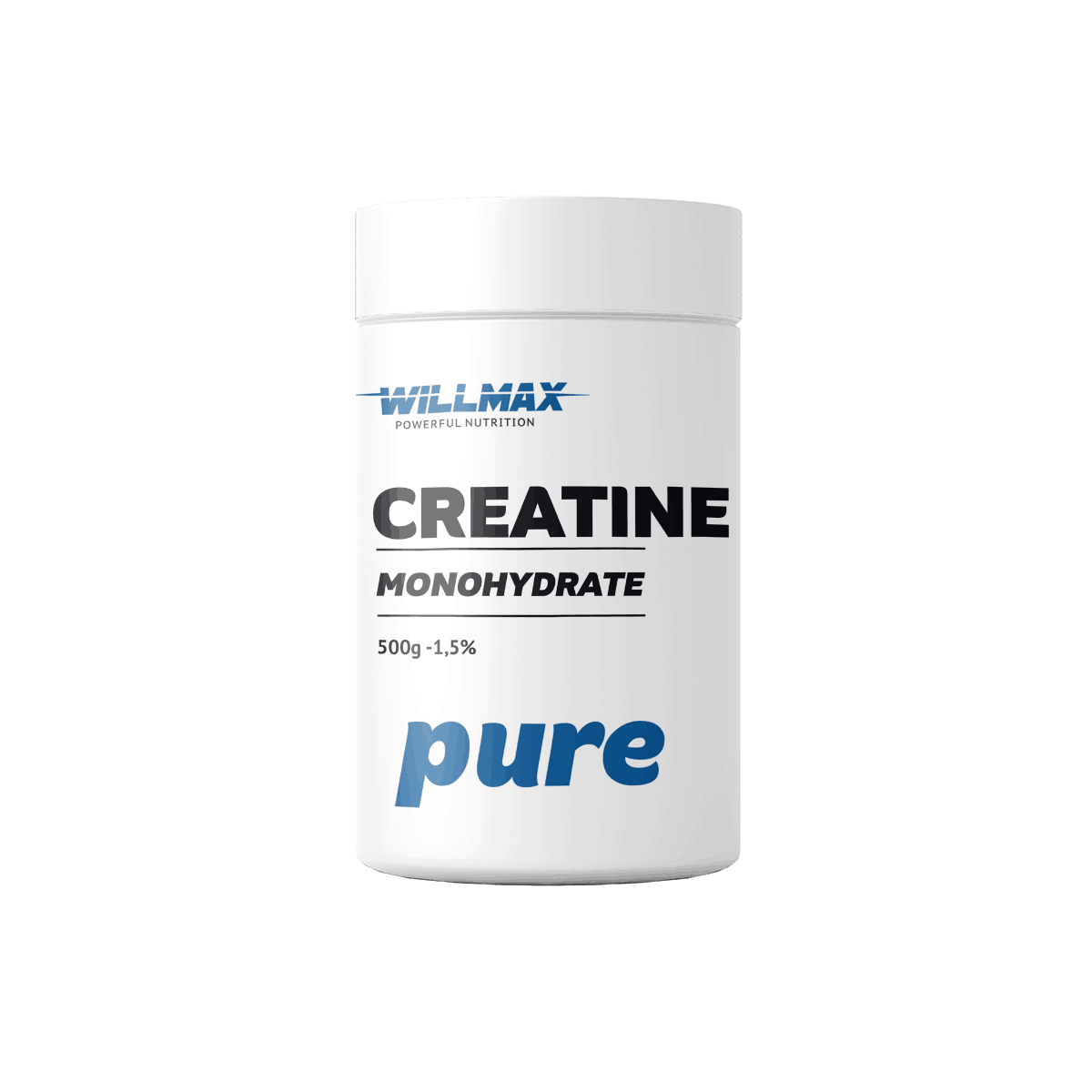 Креатин Моногідрат Creatine Monohydrate Willmax Без смаку 500 г (8120)