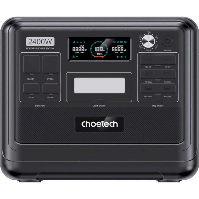 Зарядна станція Choetech 2400W 2048 Вт/г LiFePO4 (BS008-EU) - фото 2