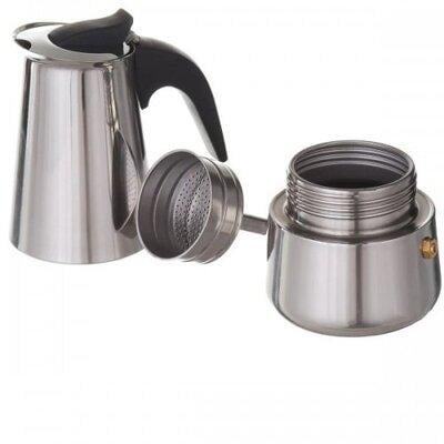 Кофеварка гейзерная нержавейка А-плюс 9 чашек (2089) - фото 2