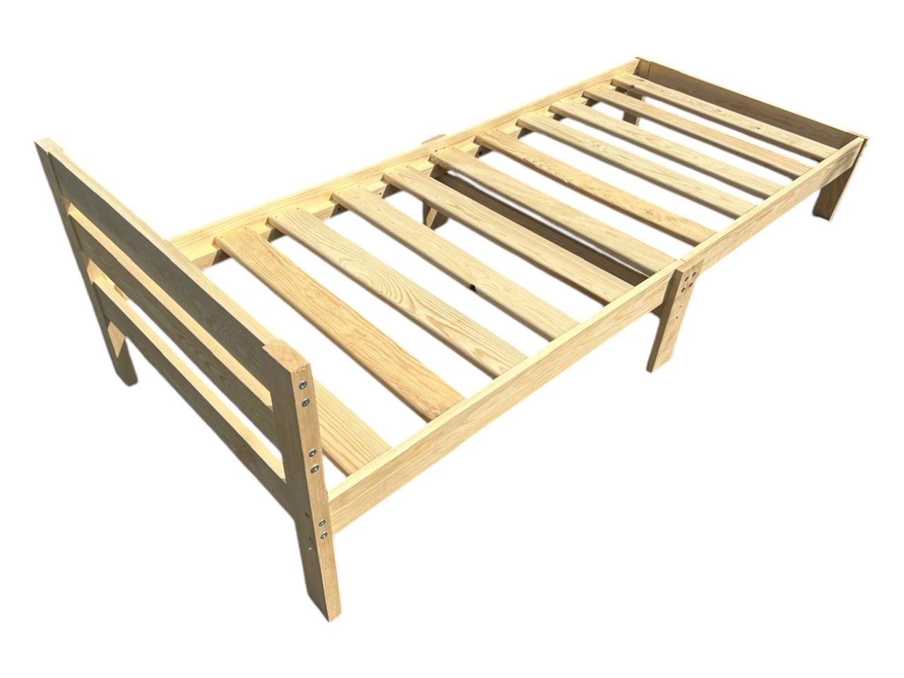 Кровать односпальная деревянная Звездная из массива сосны 90х200 см (26760343) - фото 2