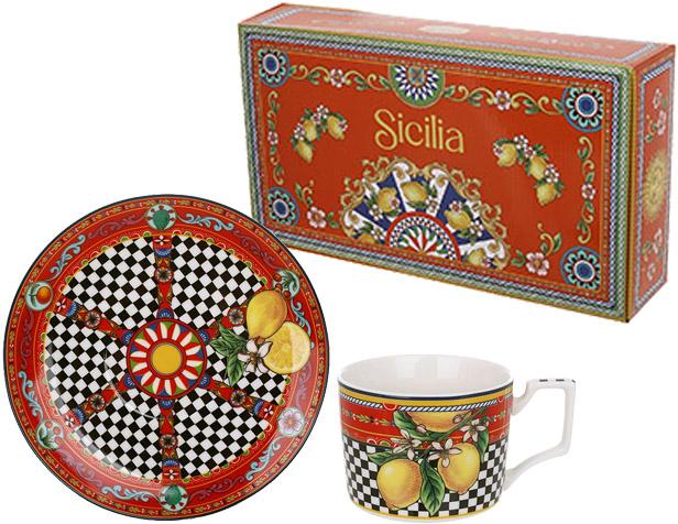 Чайно-кофейный набор на 6 персон Sicilia Limoni 220 мл - фото 7 Чайно-кофейный набор на 6 персон Sicilia Limoni 220 мл - фото 7