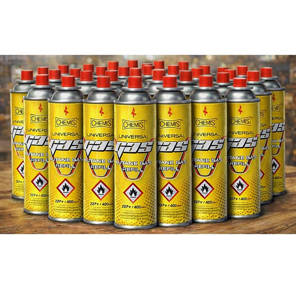 Комплект газовых баллонов Chemis Gas пропан-бутан 24 шт. (2893950497)
