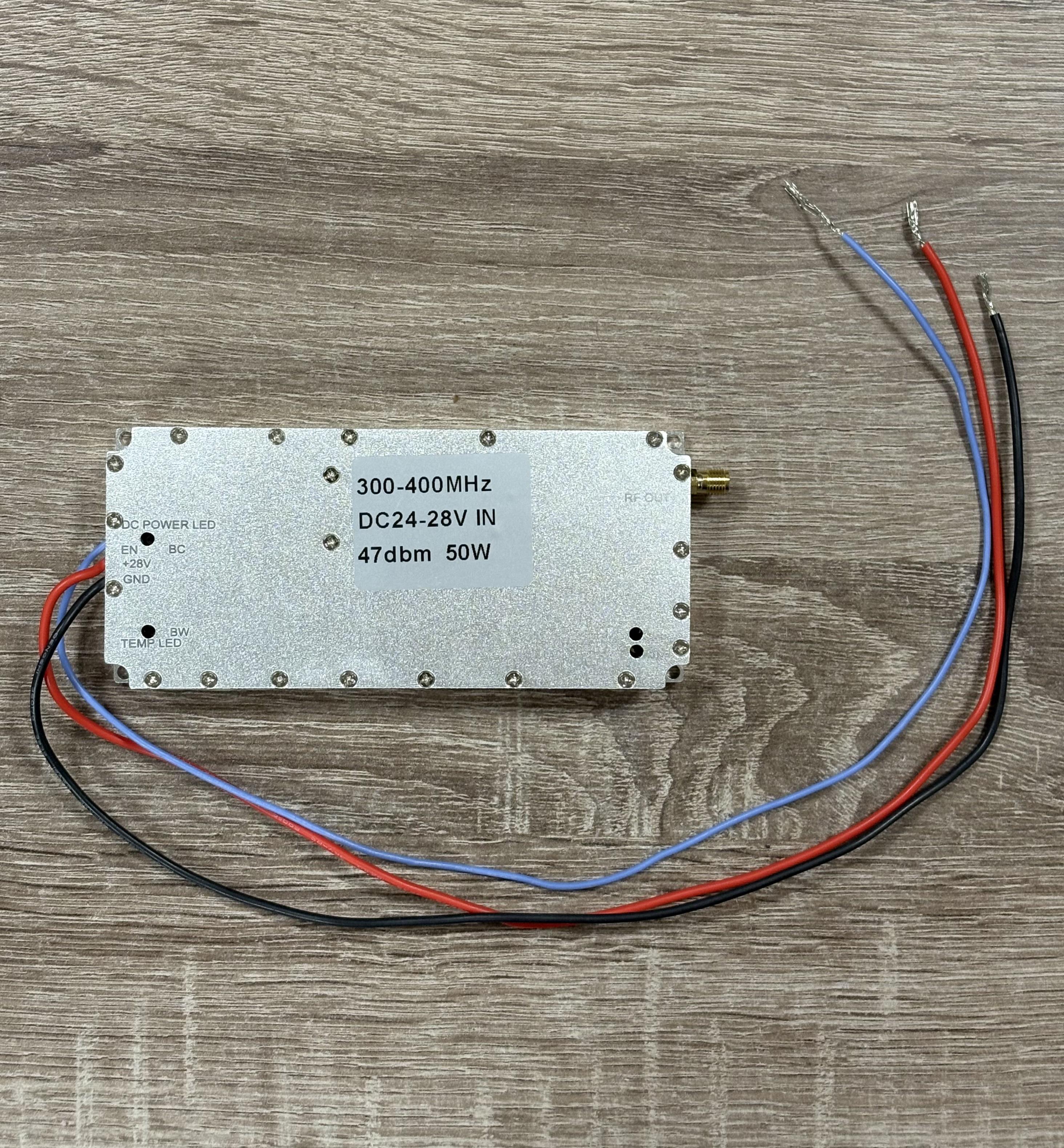 Усилительный модуль 300-400MHz РЭБ GaN Anti Drone YNX-320M 50W с циркулятором на GaN транзисторе (00-00027616)