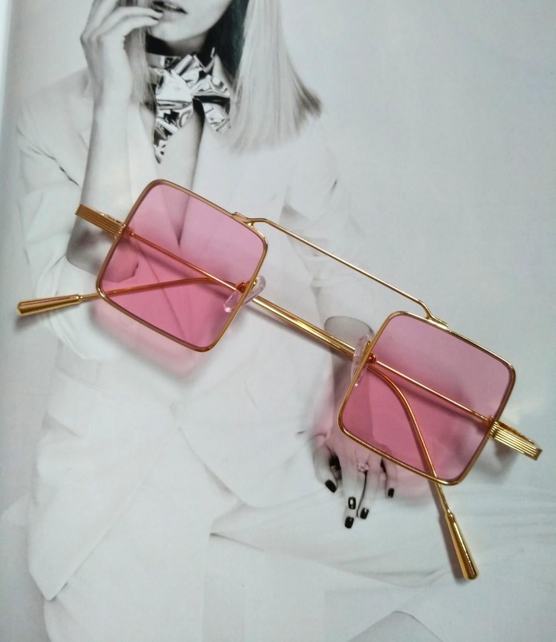 Солнцезащитные очки квадрат Розовый Солнцезащитные очки квадрат Розовый