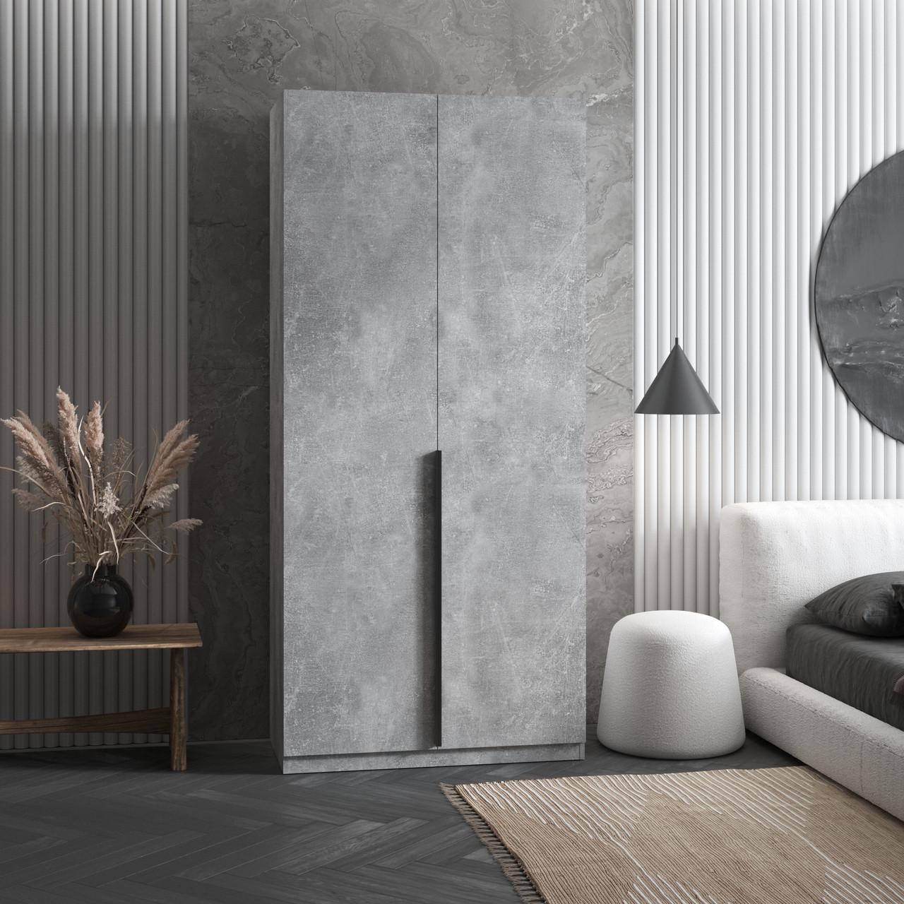 Шкаф гардеробный Вайс M-26 1000х500х2195 мм Бетон (30832881) - фото 1