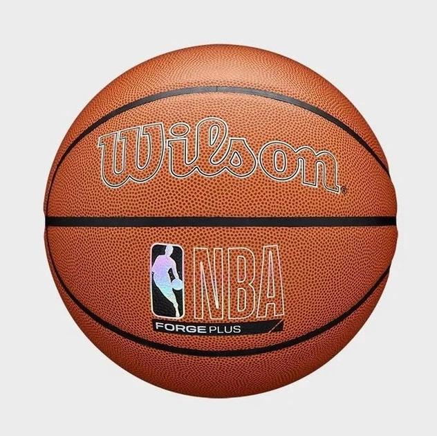 М'яч баскетбольний Wilson NBA FORGE PLUS size 7 Коричневий (WZ2016801XB7)
