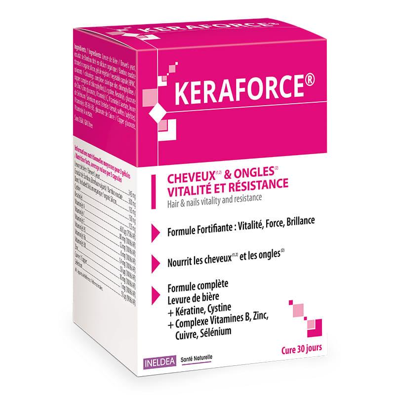 Комплекс для кожи, волос, ногтей INELDEA SANTE NATURELLE KERAFORCE® 90 Caps Комплекс для кожи, волос, ногтей INELDEA SANTE NATURELLE KERAFORCE® 90 Caps