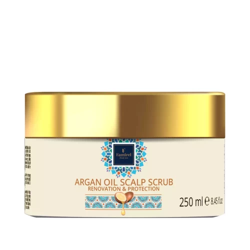Скраб для кожи головы Famirel с аргановым маслом 250 мл (7290114085908)
