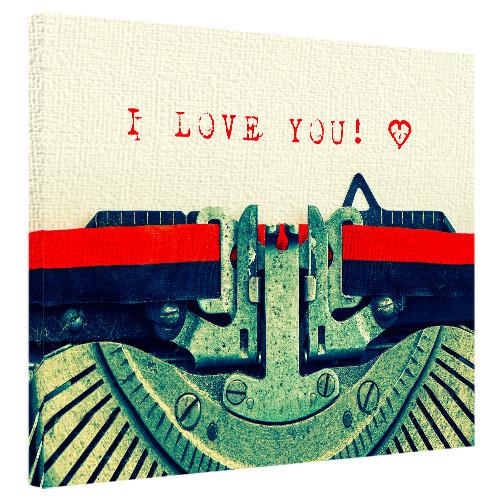 Картина на холсте I Love You 40х50 см (H4050_STV003)