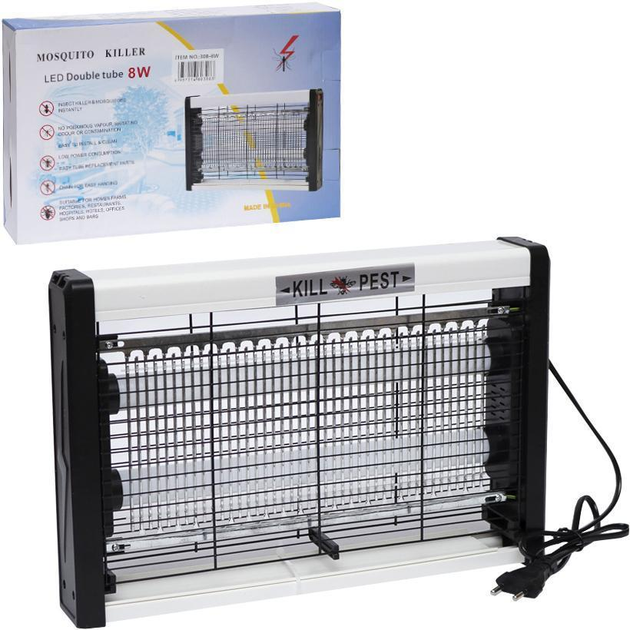 Лампа светильник для уничтожения комаров и других насекомых до 60 м. кв.