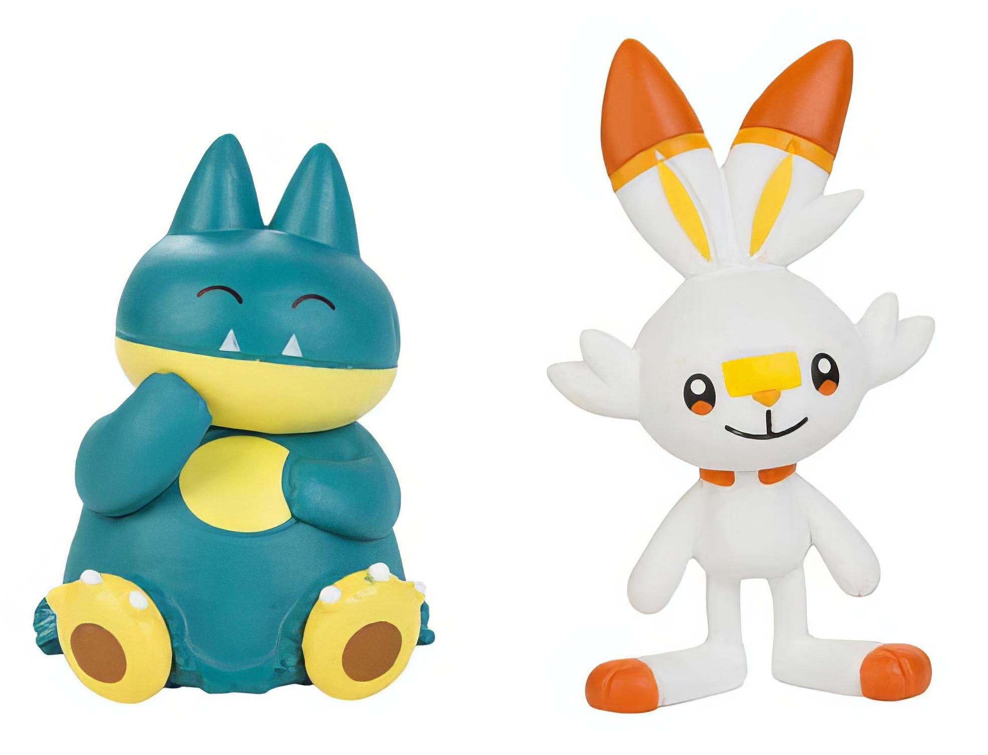 Набор боевых фигурок Pokémon Munchlax Scorbunny Battle figure pack (97026) - фото 3