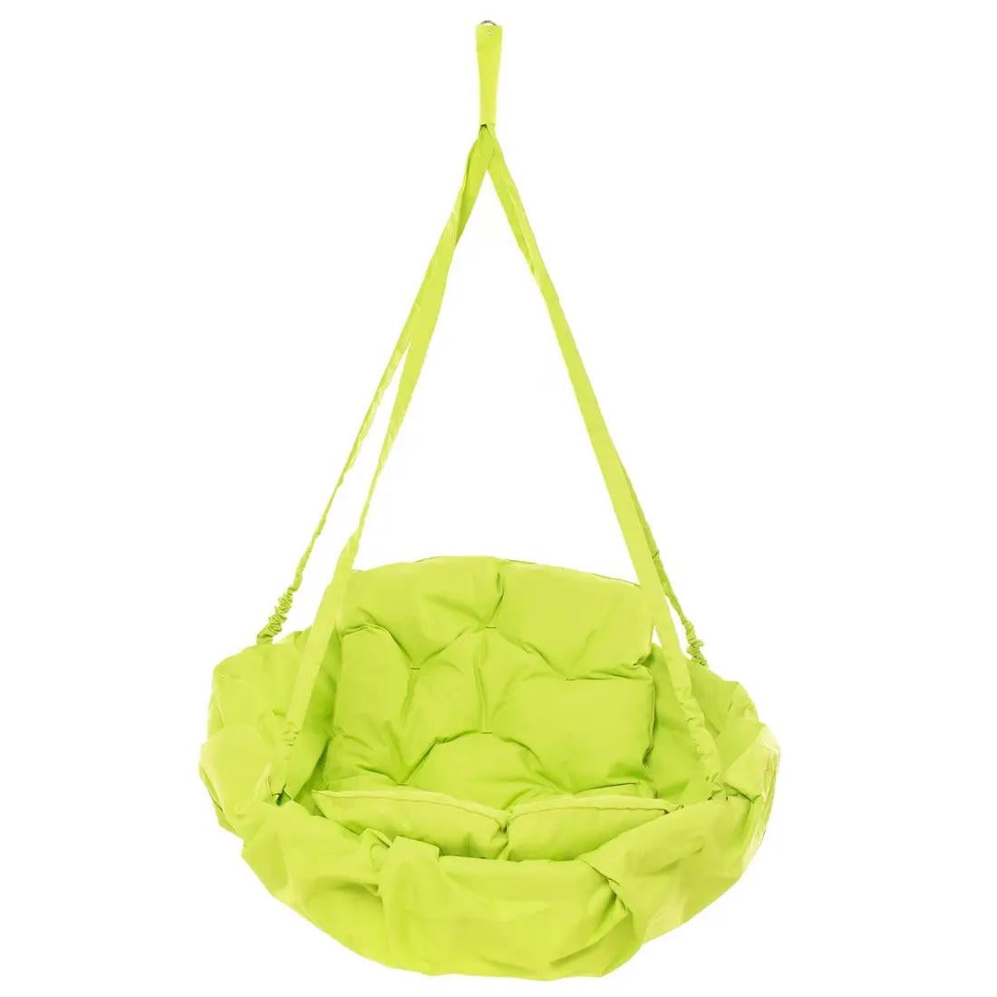 Крісло-гамак підвісне комфорт і легкість до 100 кг 80х80 см Салатовий (А657)
