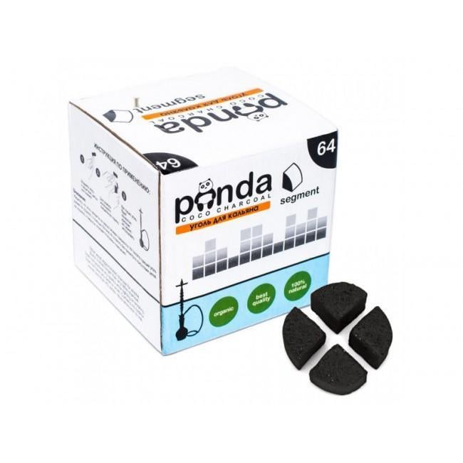 Уголь кокосовый Panda Segment 0,6 кг/64 куб. в картонной упаковке