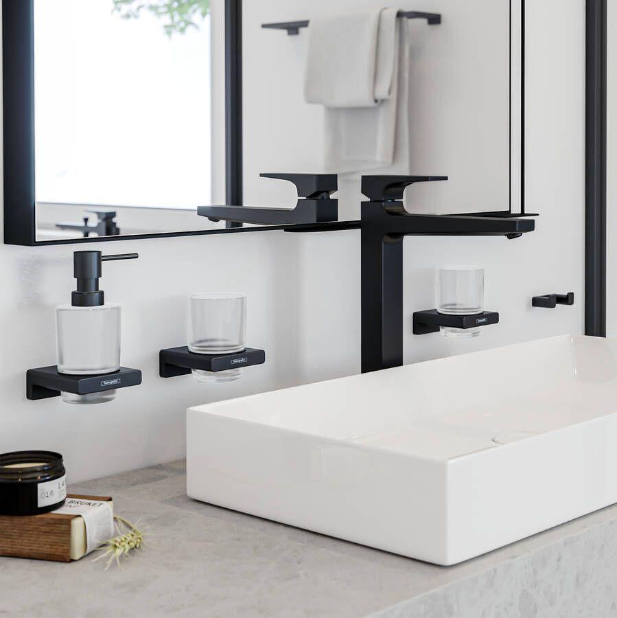ᐉ Гачок подвійний Hansgrohe AddStoris 3,6х1,6x6,6 см Чорний (41755340 ...