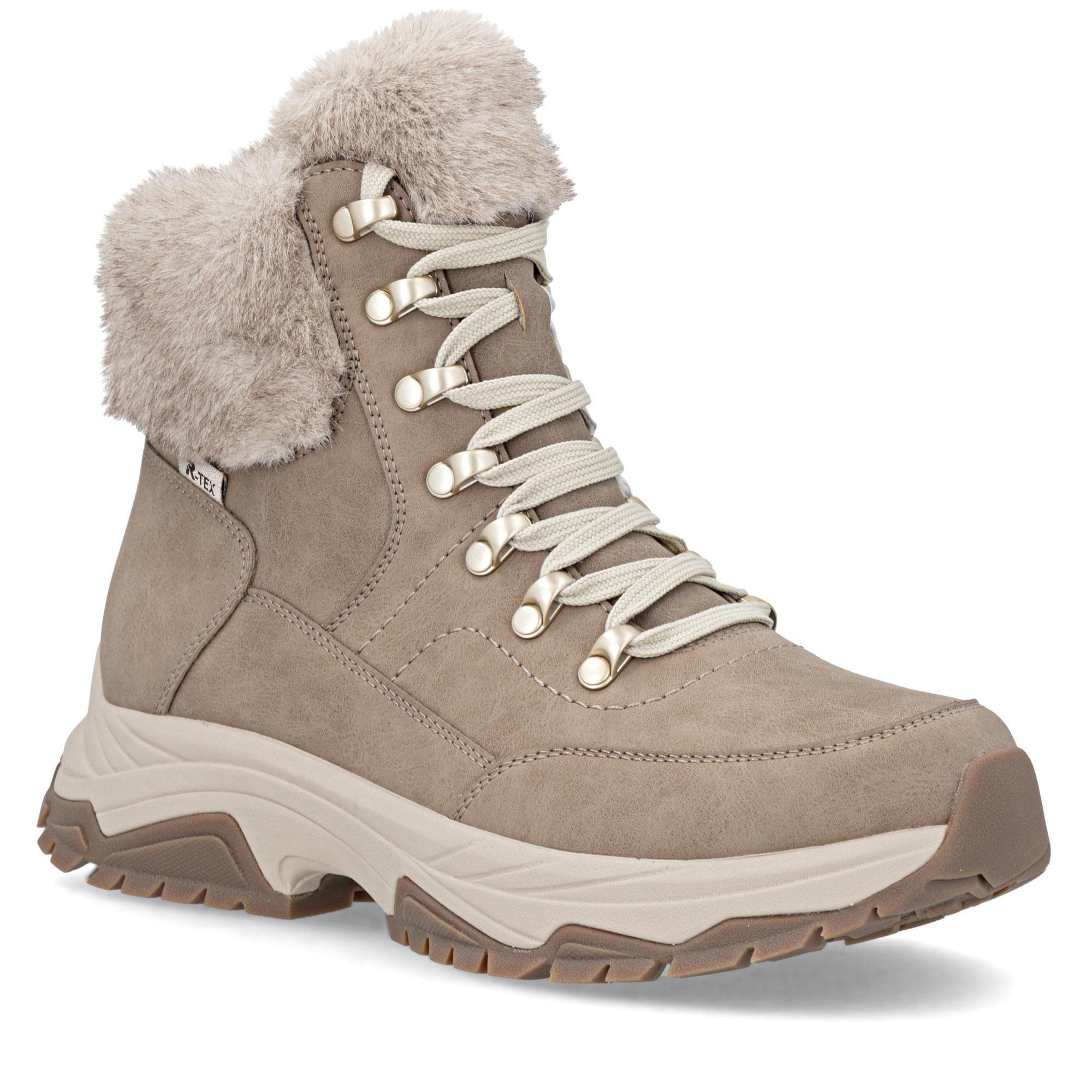 Черевики жіночі зимові RIEKER Evolution повсякденні р. 36 Бежевий (013903-36)