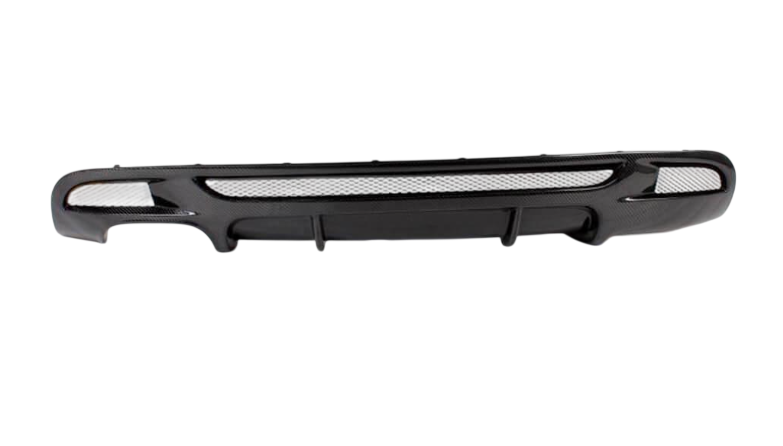 Диффузор заднего бампера DDCarbon V2 для E82/E88 M Sport для BMW 1 серия E81/82/87/88 2004-2011 гг. натуральный карбон (136878)