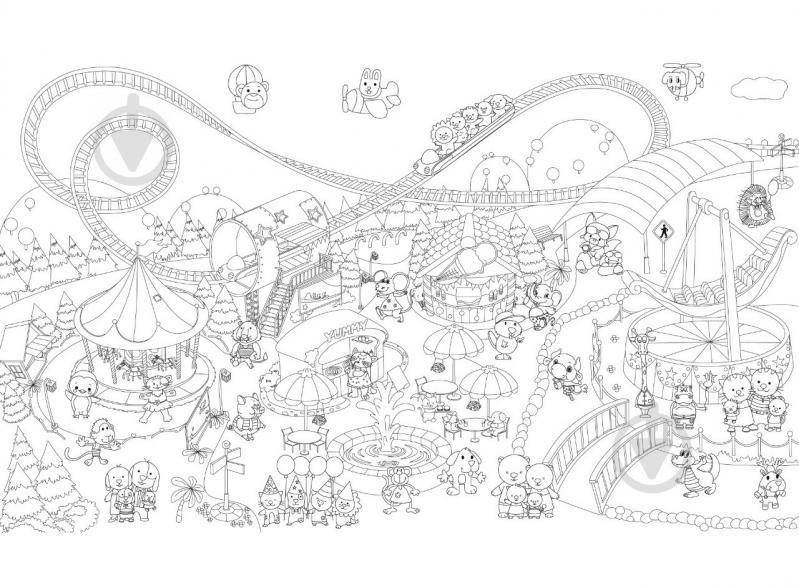 Обои - раскраски Pasportu Мир чудес 60х100см 201-198489