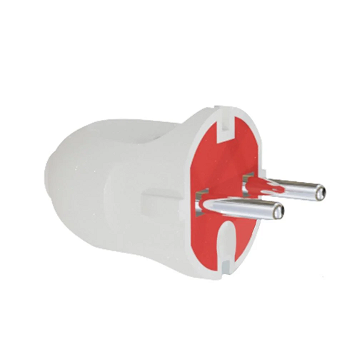 Електрична вилка пряма без заземлення штепсельна Neomax NX1002