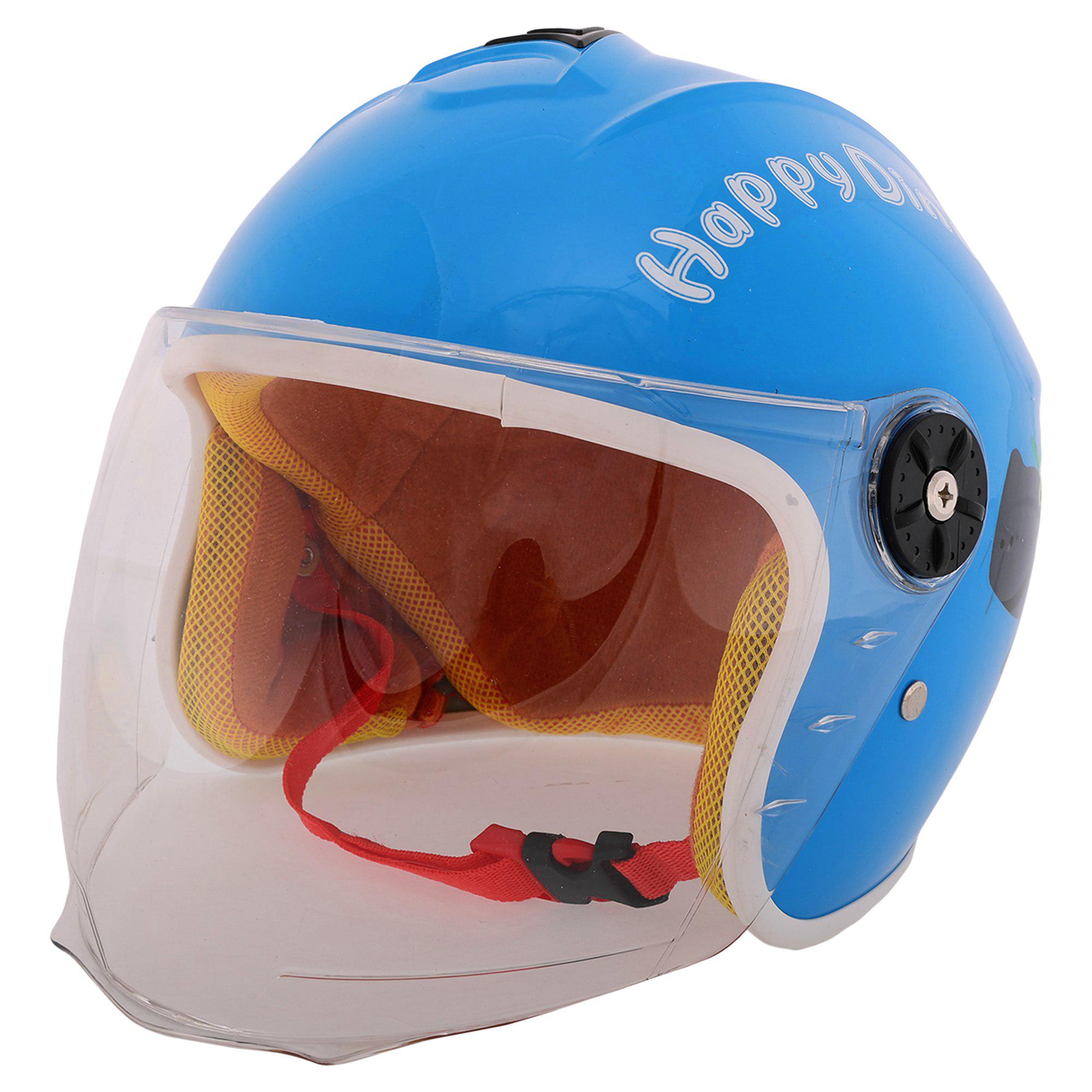 Мотошлем детский открытый FGN M-501A три четверти S Синий Мотошлем детский открытый FGN M-501A три четверти S Синий