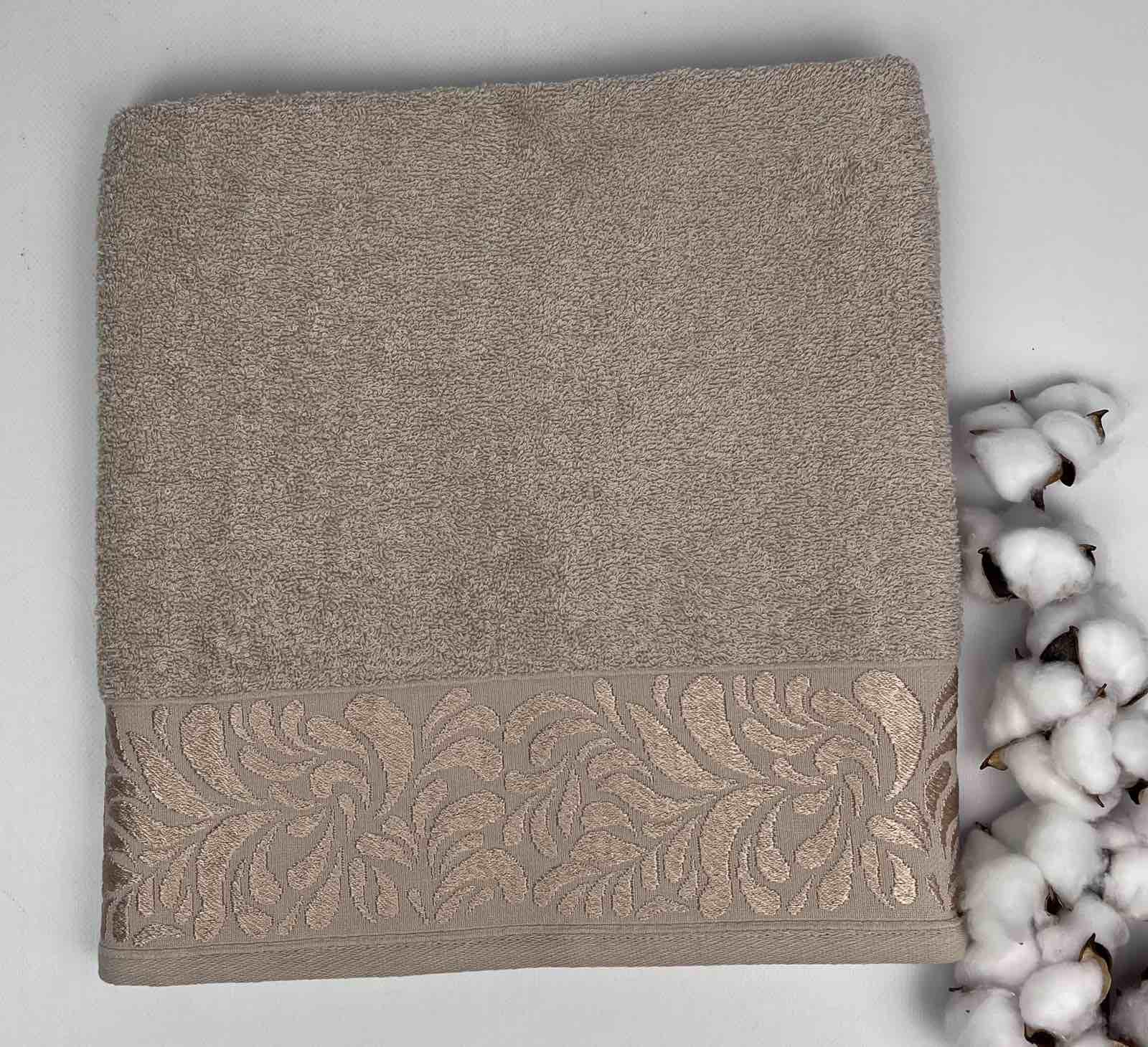 Рушник Cottonize cod 412 70х140 см Бежевий (CN24577) - фото 1 Рушник Cottonize cod 412 70х140 см Бежевий (CN24577) - фото 1