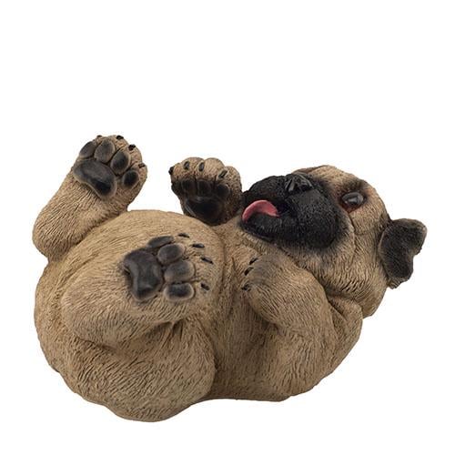 Садовая фигура Decoline Собачка Мопс на спине (F4065 P) Садовая фигура Decoline Собачка Мопс на спине (F4065 P)