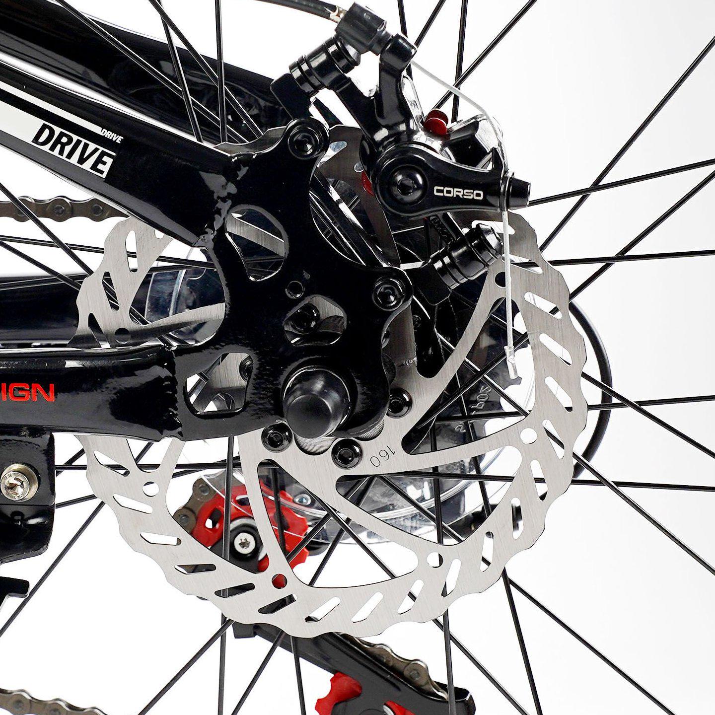 Велосипед горный подростковый Corso Patrol 24" Черный с красным - фото 6 Велосипед горный подростковый Corso Patrol 24" Черный с красным - фото 6