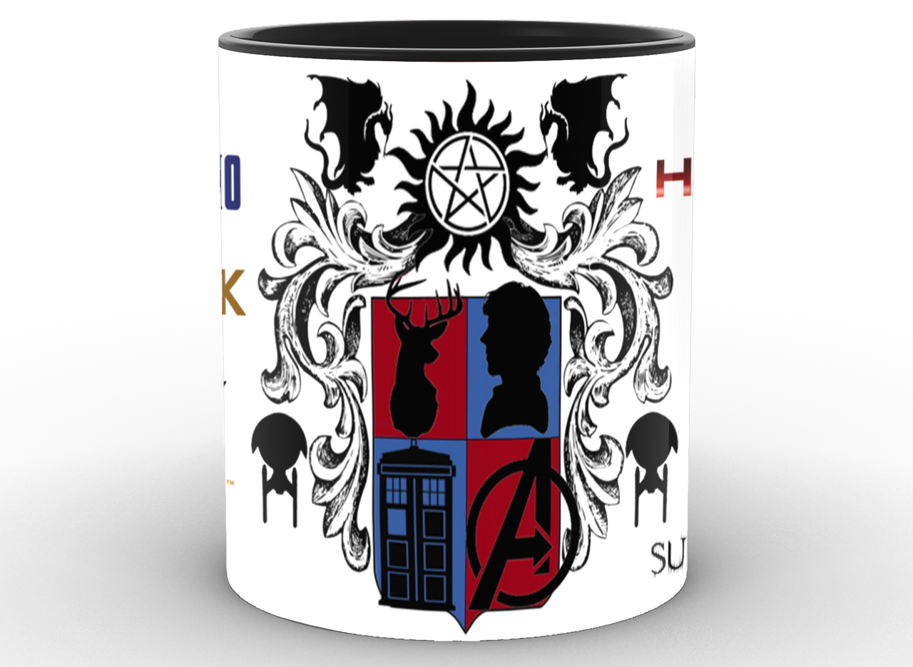 Чашка GeekLand Harry Potter Гарри Поттер Мультифандом Черный (HP.02.019)