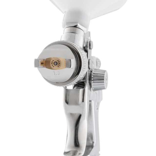 Фарбопульт пневматичний Intertool PT-0106 HVLP форсунка 1,3 мм верхній пластиковий бачок 600 мл 3 бар (1498688290) - фото 4 Фарбопульт пневматичний Intertool PT-0106 HVLP форсунка 1,3 мм верхній пластиковий бачок 600 мл 3 бар (1498688290) - фото 4