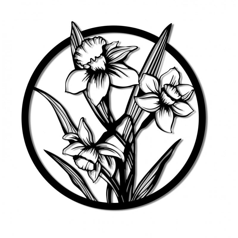 Панно настінне Декор Карпати Нарцис ДВП 46х46 см (PN178) Панно настінне Декор Карпати Нарцис ДВП 46х46 см (PN178)