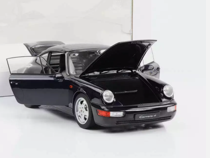 Модель автомобиля Norev Porsche 911/964 Carrera 4 Coupe 1:18 Dark Blue (187324) - фото 3 Модель автомобиля Norev Porsche 911/964 Carrera 4 Coupe 1:18 Dark Blue (187324) - фото 3