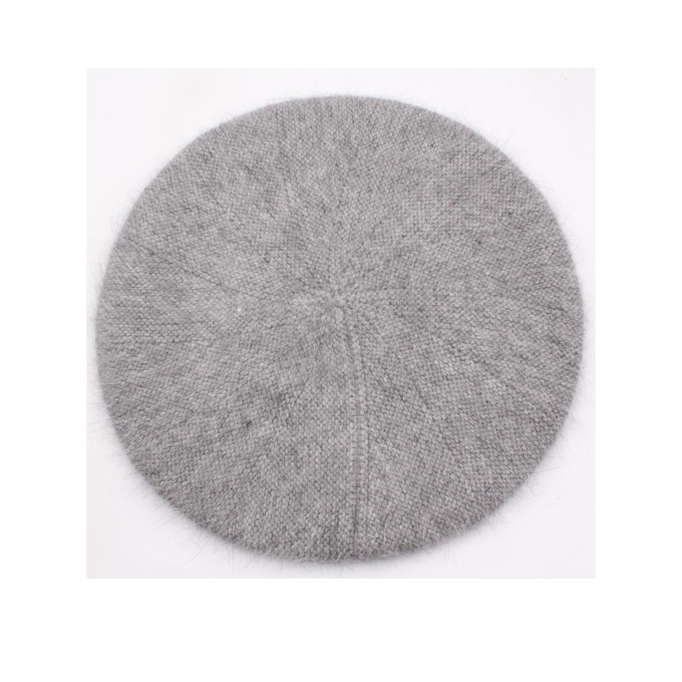 Берет женский одинарный Leks Калина one size Серый