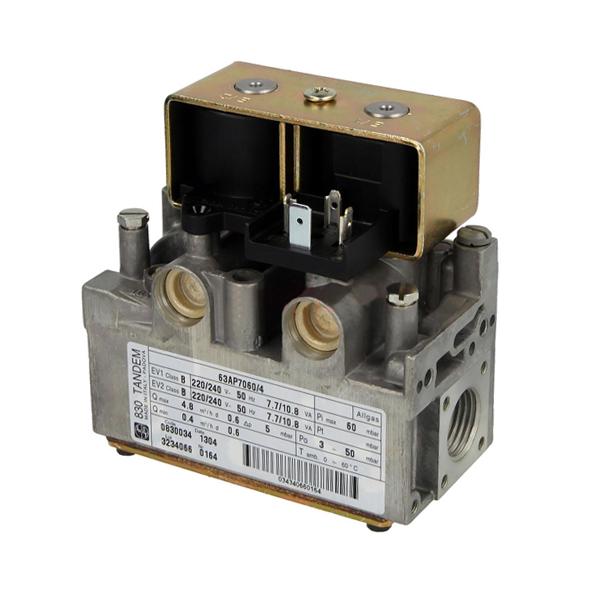 Газовый клапан Sit 830 TANDEM 0.830.136 для газового напольного котла Ariston UNOBLOC G 24/31/38/45 997343 (00000062736)