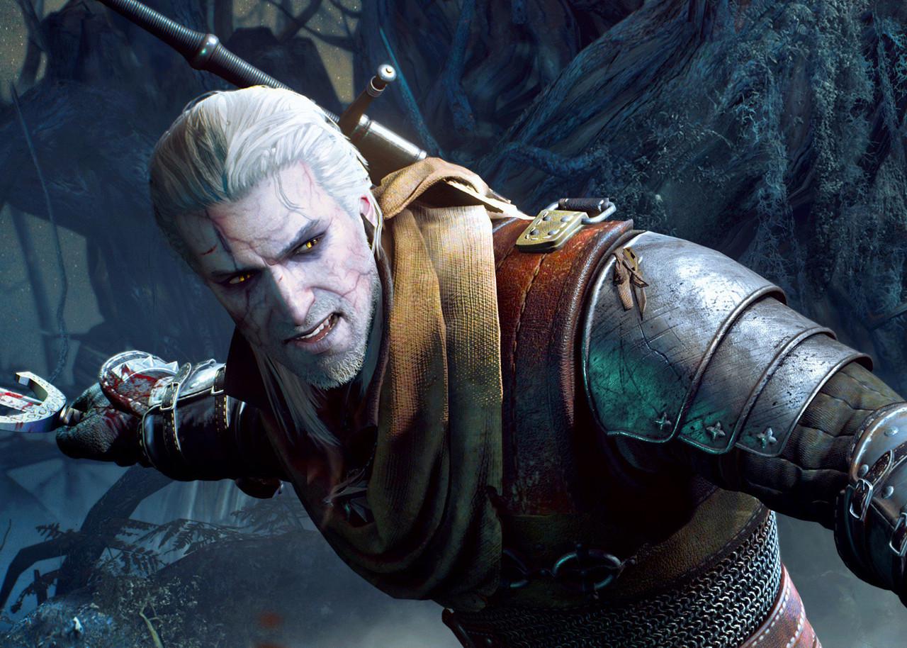 Картина постер Gee! The Witcher Ведьмак Геральт из Ривии 60х40 см TW.09.051