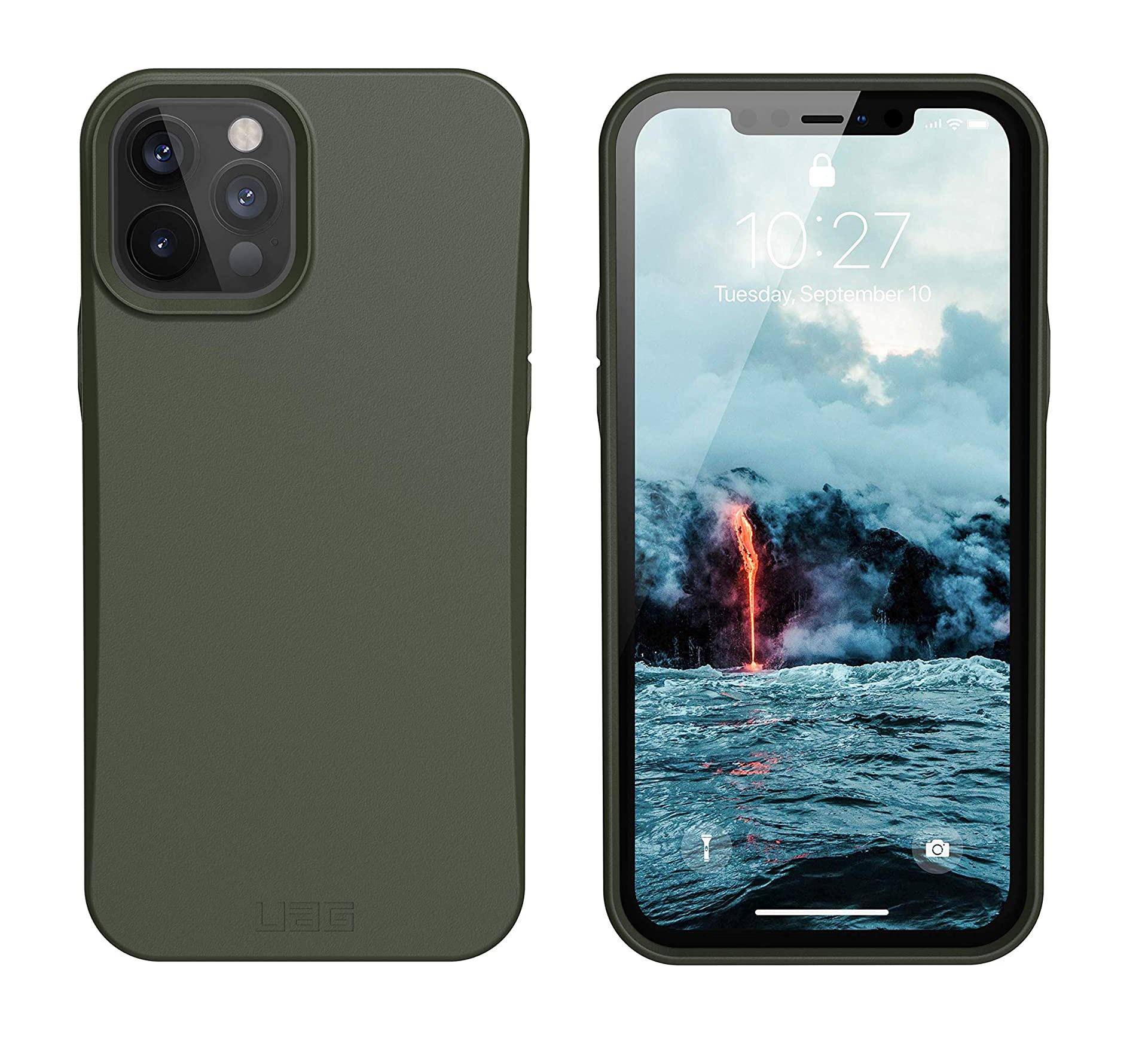 Чехол милитари противоударный UAG Outback 112355117272 для Iphone 12/12 Pro (6.1") Olive