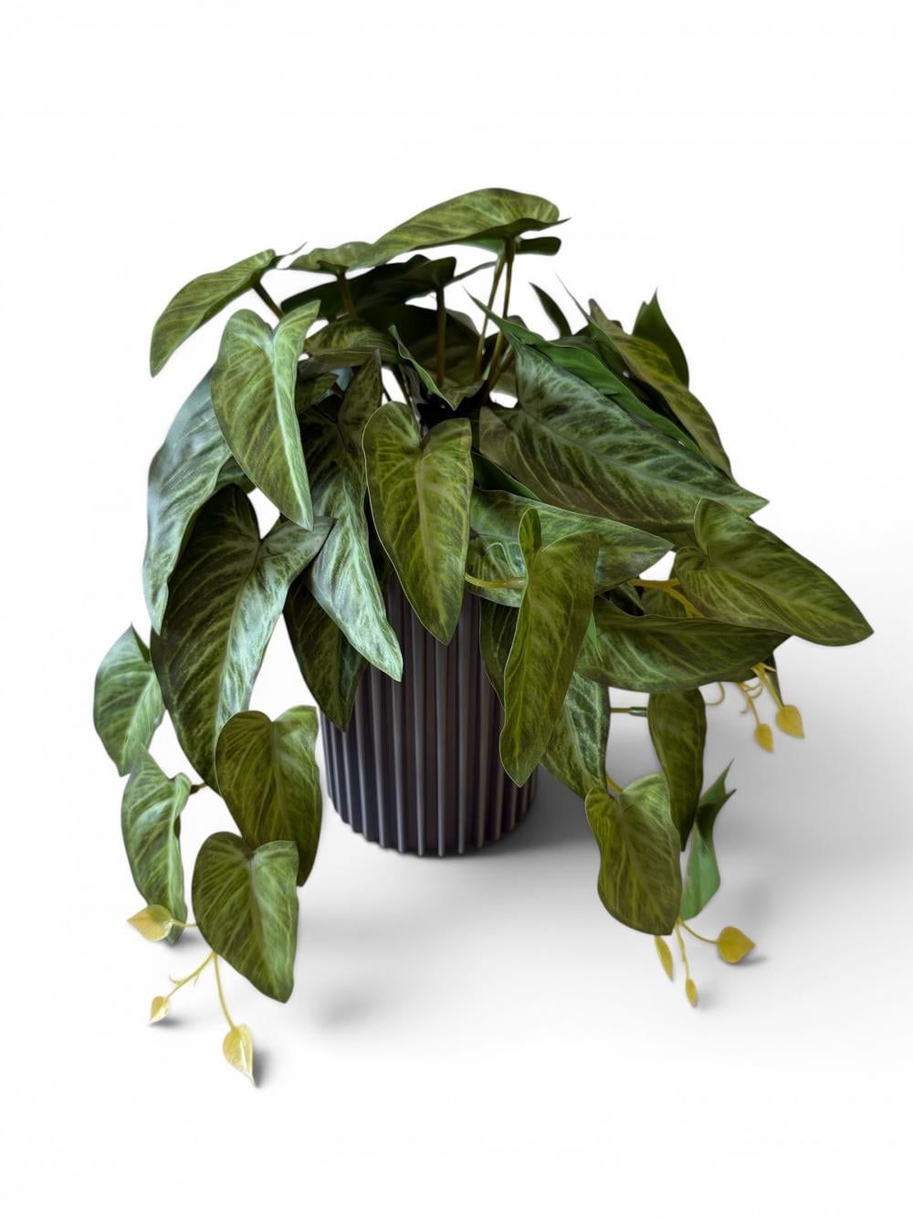 Філодендрон штучний ПЛАСТМАКС ампельний у вазоні з латексним листям (36232221)