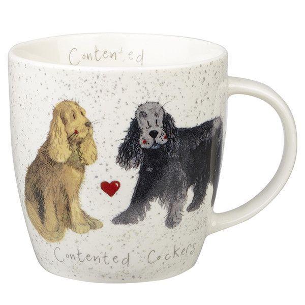 Чашка Churchill Queens Contented Cockers Squash mug 400 мл (ALCK10211)