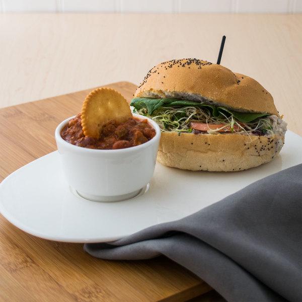 Тарелка для закусок Villeroy&Boch Affinity 28х17,5 см White (16-4004-1550) - фото 3