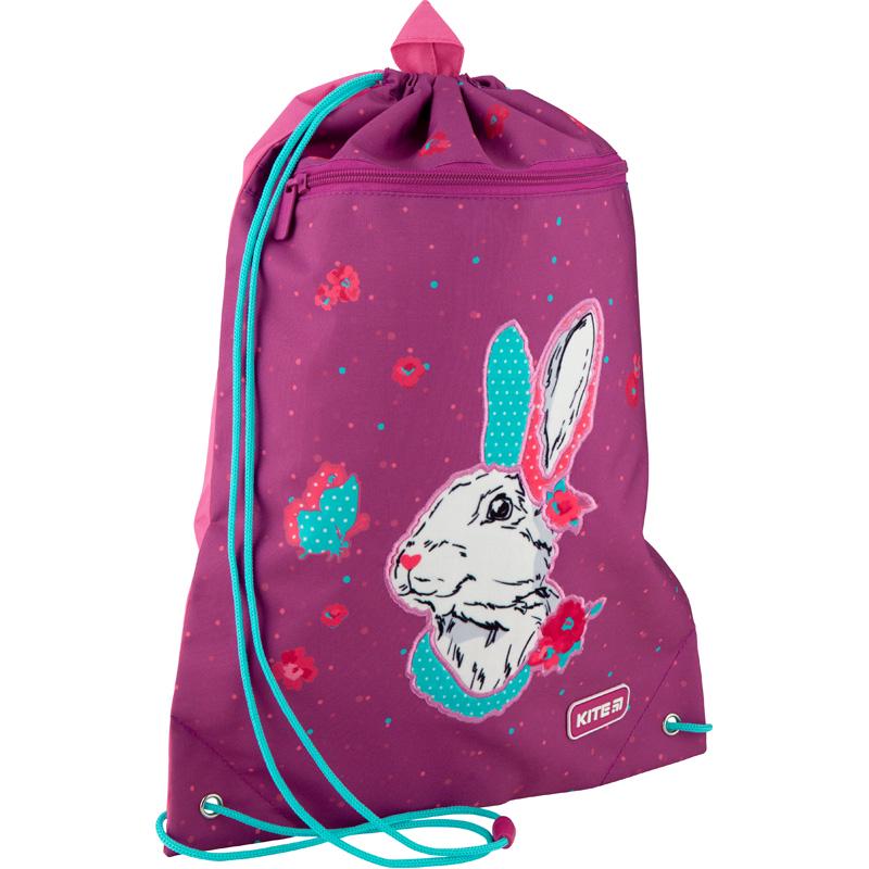 Сумка для обуви KITE Bunny с карманом 46x33 см Бордовый (K20-601M-7)