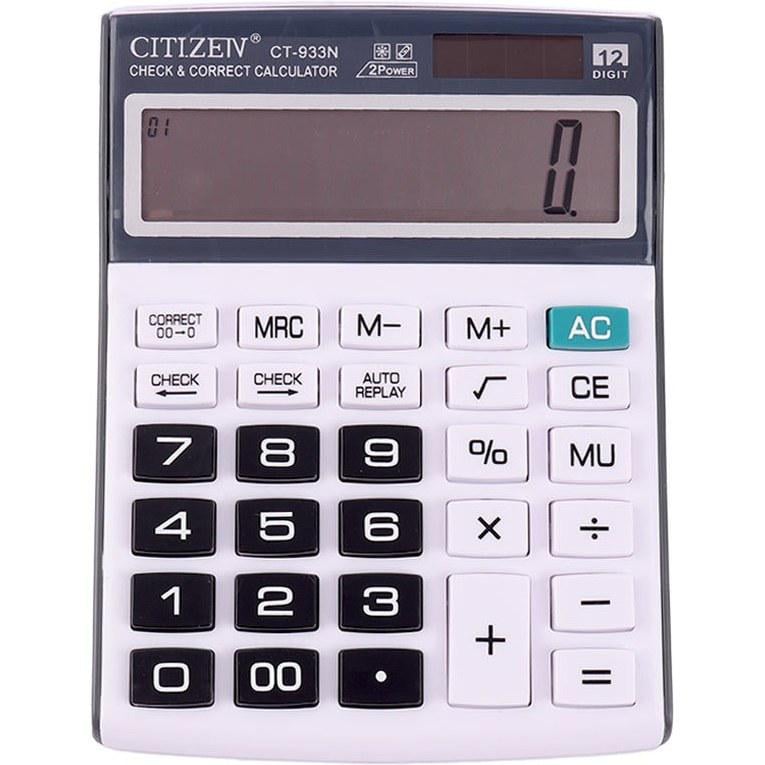 Калькулятор Citi Zetv CT-933N настільний 12 розрядний (596910)