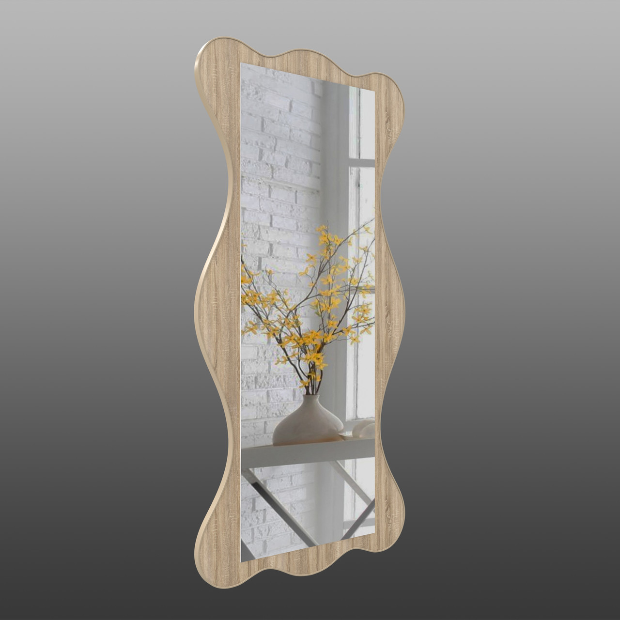 Зеркало настенное Art-Com 1300х600 мм Дуб сонома (ZR 4)