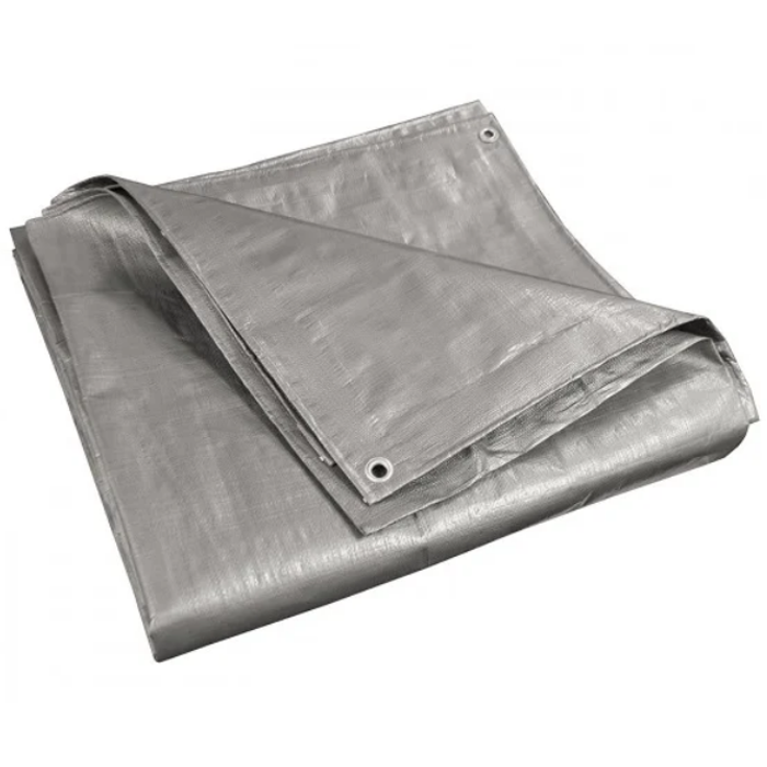 Тент поліпропіленовий Vaplant супер щільний з у/ф захистом 180 г/кв.м 10х12 м Сіро-синій - фото 3