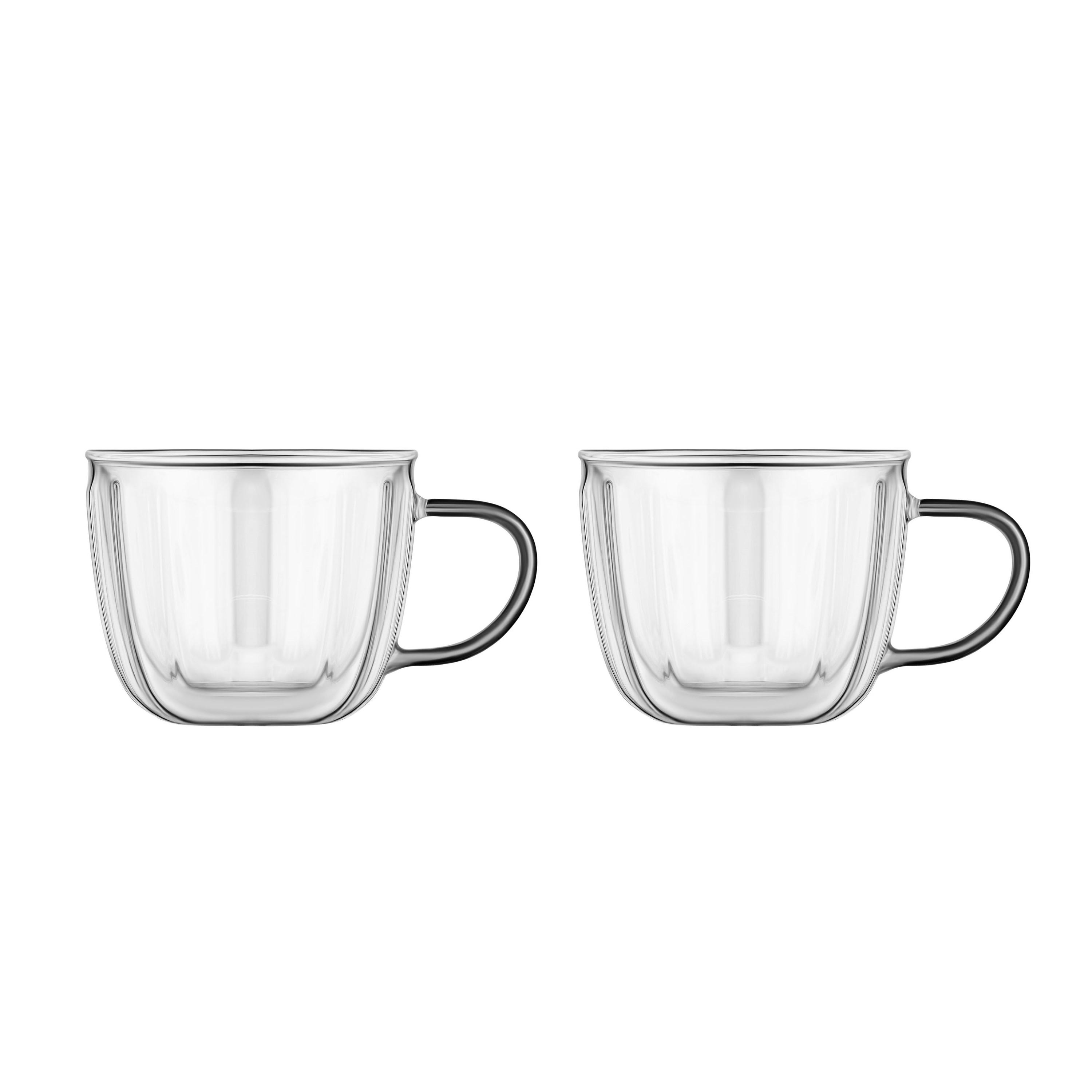 Набор чашек с двойными стенками Ardesto AR2635BWN 350 мл 2 шт. Прозрачный (f3715868)