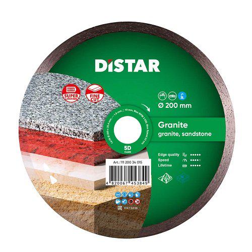 Диск алмазний Distar Granite 200х25,4 мм (11120034015)