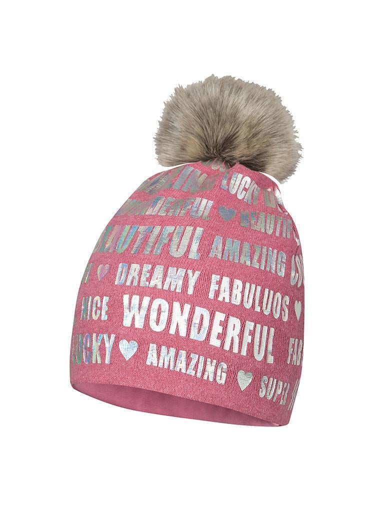 Шапка зимняя Broel р. 53 Розовый (CARLA)