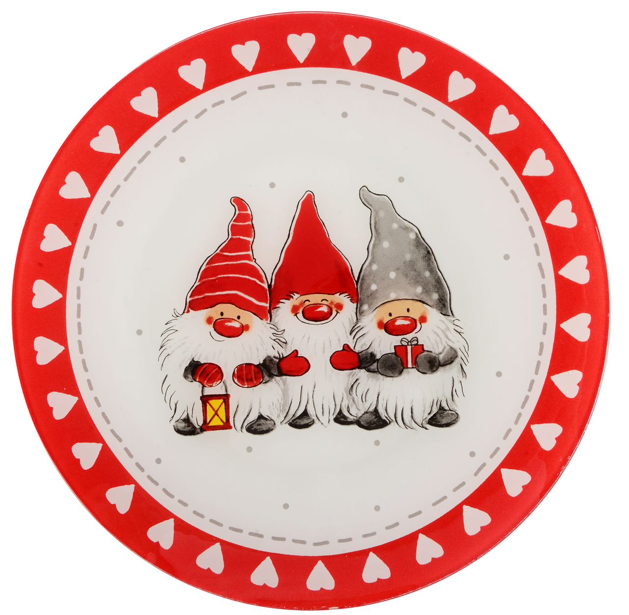 Блюдо VIVA NY GNOMES GIFT круглое стеклянное 26 см (S30105-2) - фото 2 Блюдо VIVA NY GNOMES GIFT круглое стеклянное 26 см (S30105-2) - фото 2