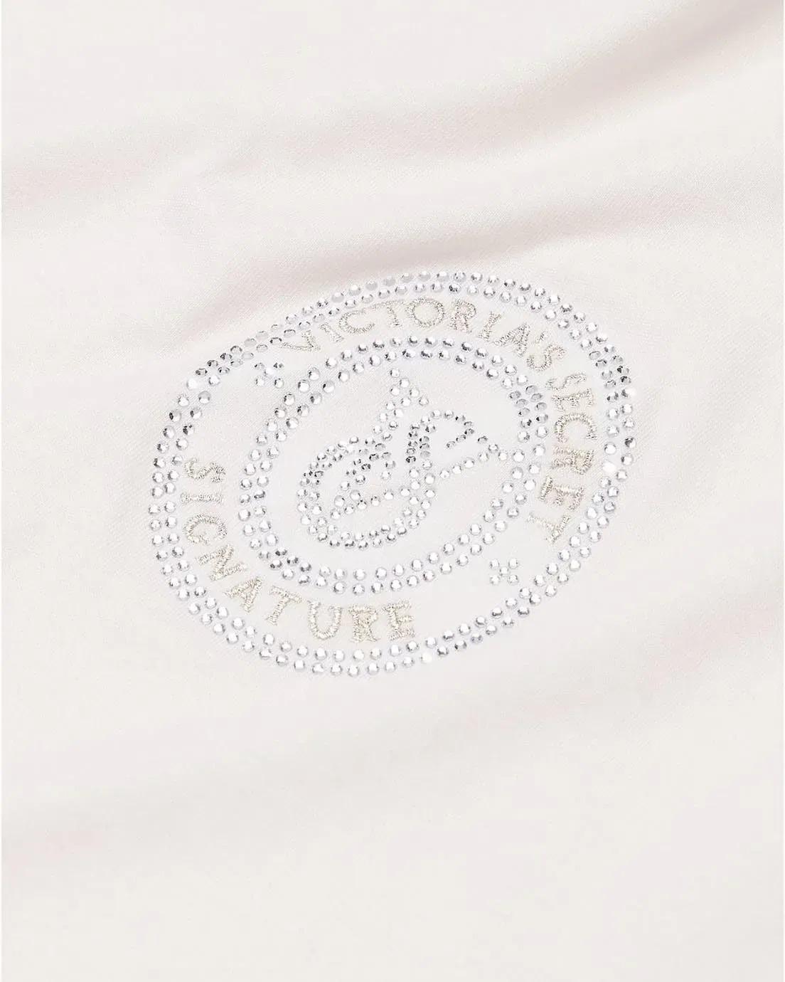 Піжама фланелева світшот/шорти Victoria's Secret Flannel Long-Sleeve Tee-Jama Set S Білий (26811524D) - фото 3