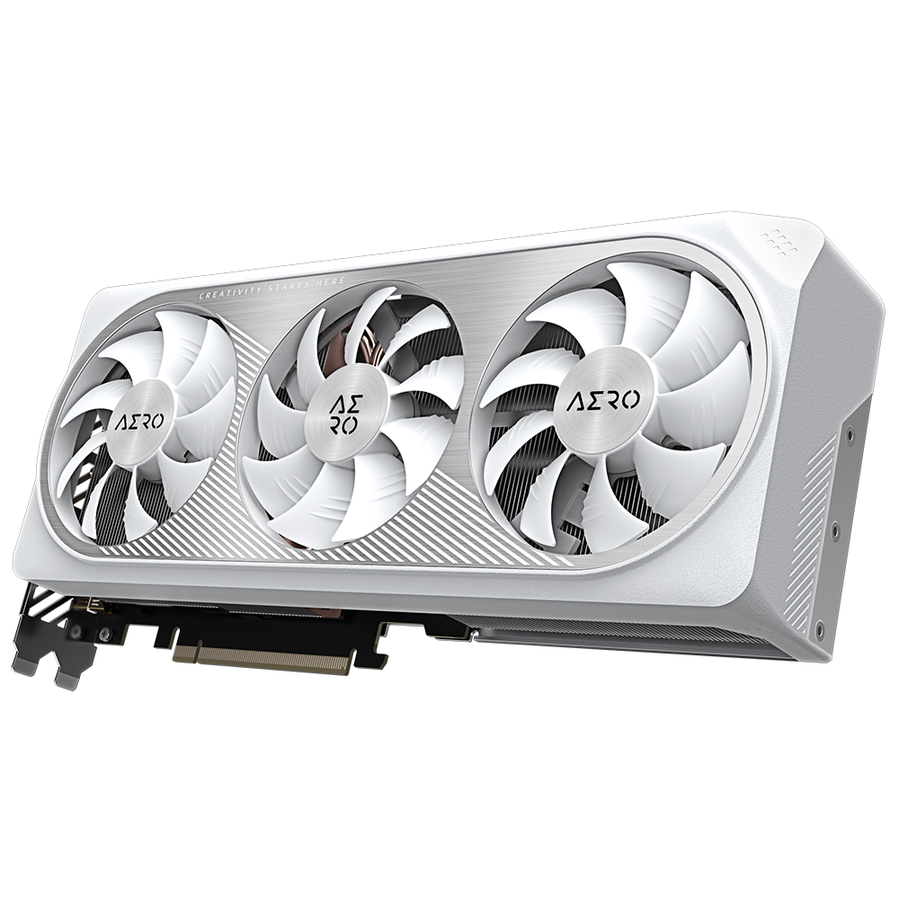 Відеокарта Gigabyte nVidia RTX4070 12 ГБ GDDR6X/21000 МГц (GV-N4070AERO OCV2-12GD) - фото 4