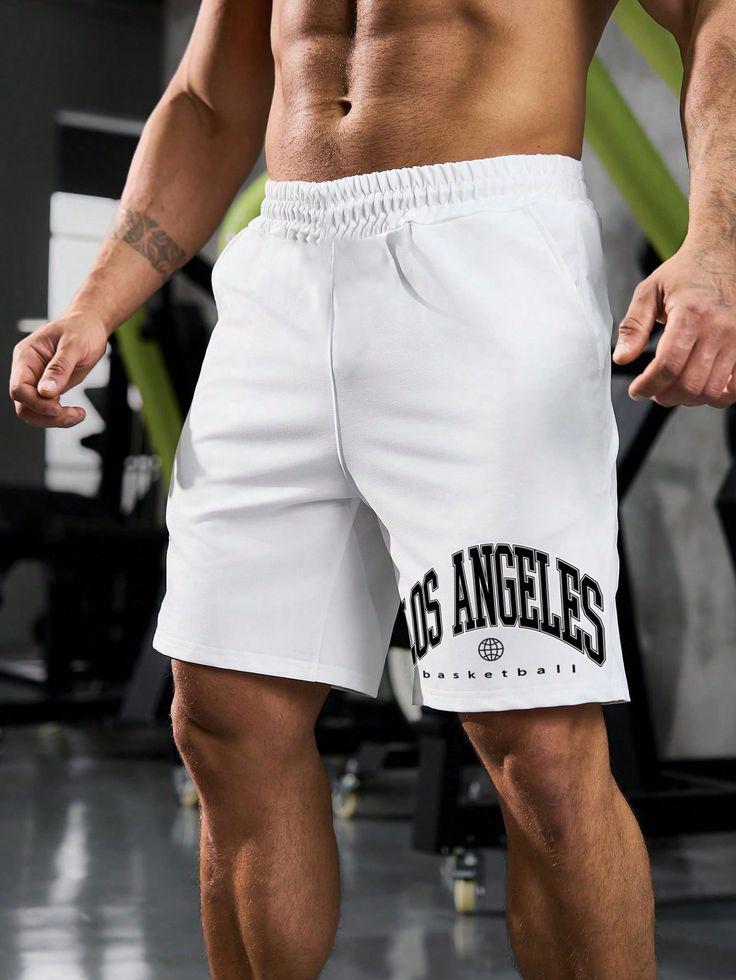 Шорти 67-010 з ДТФ-друком M Білий (31480)