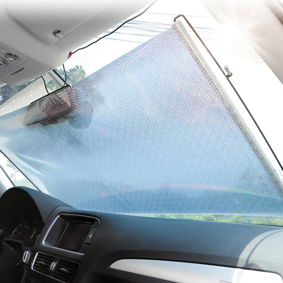 Шторка сонцезахисна RolerProtect на скло авто на присосках 50х125 см Срібний - фото 2 Шторка сонцезахисна RolerProtect на скло авто на присосках 50х125 см Срібний - фото 2
